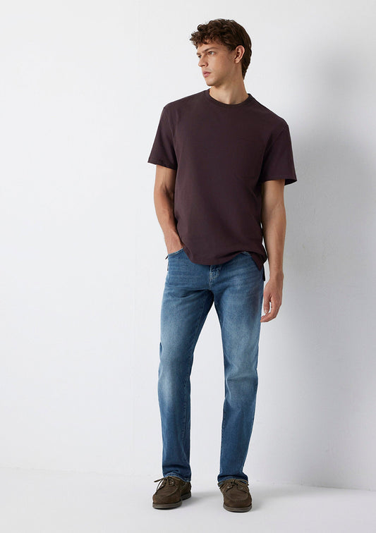 Lisbon Dark Indigo Classic Denim Jean Pants