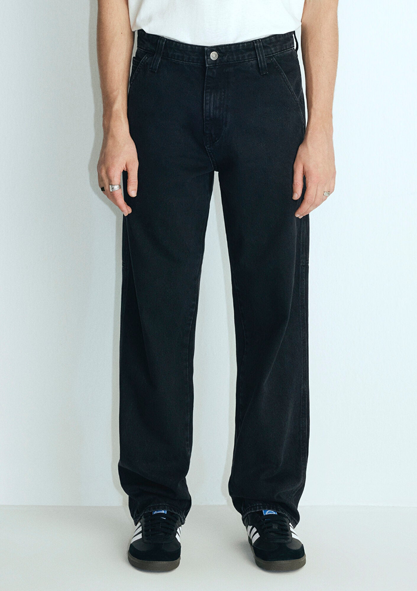 Oxford Smoke Denim Jean Pants