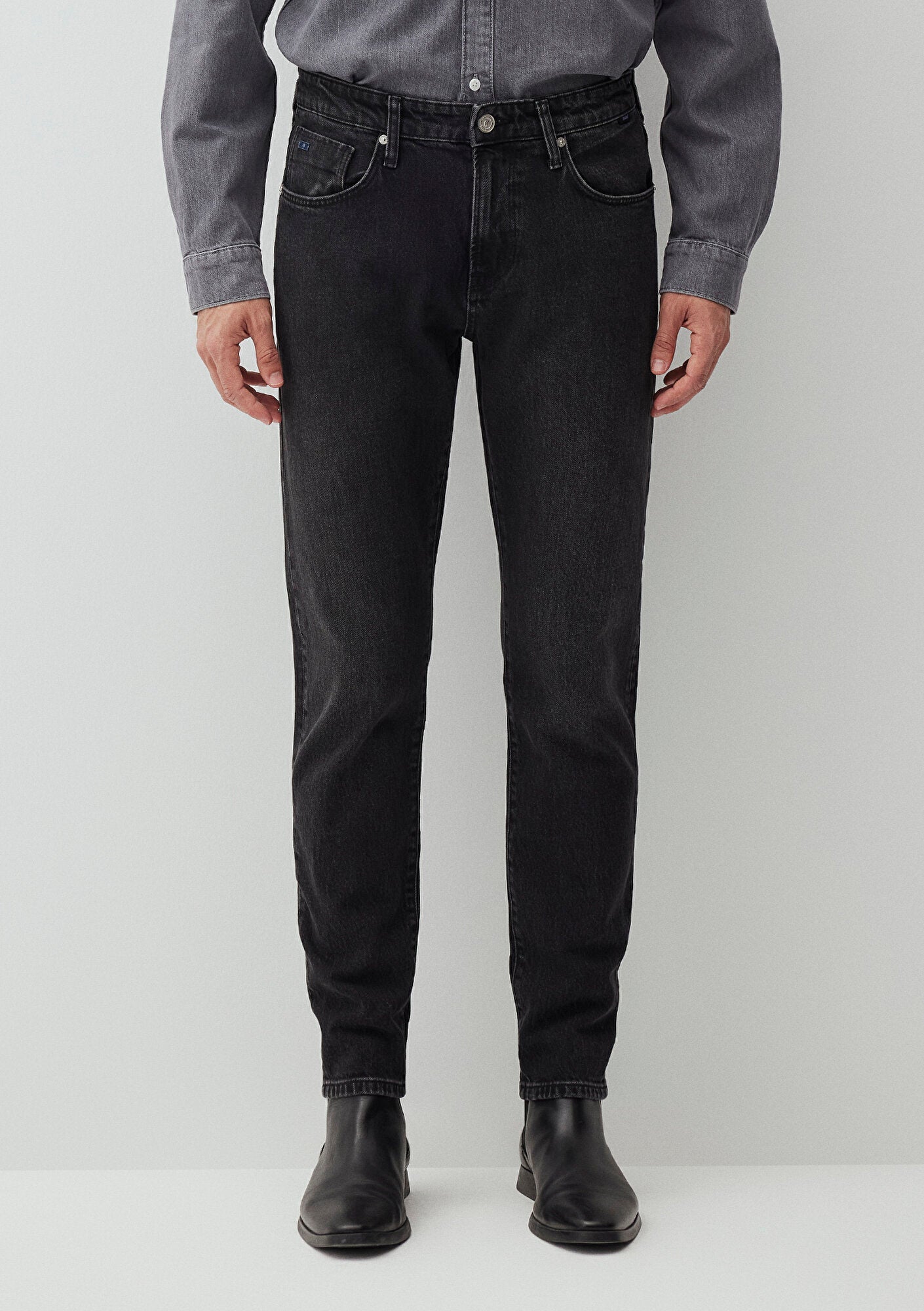 London Deep Smoke Classic Denim Jean Pants