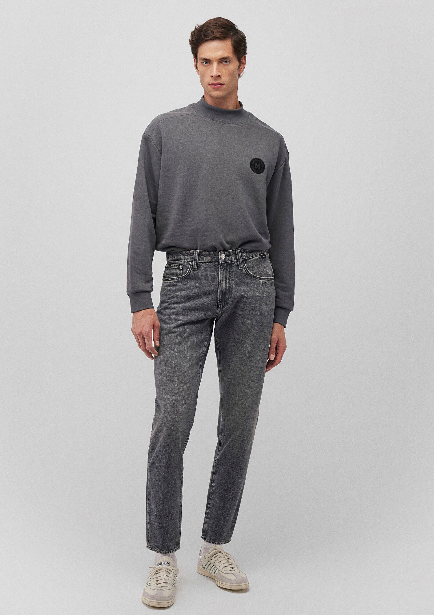 London Dolphin Grey Street Denim Jean Pants