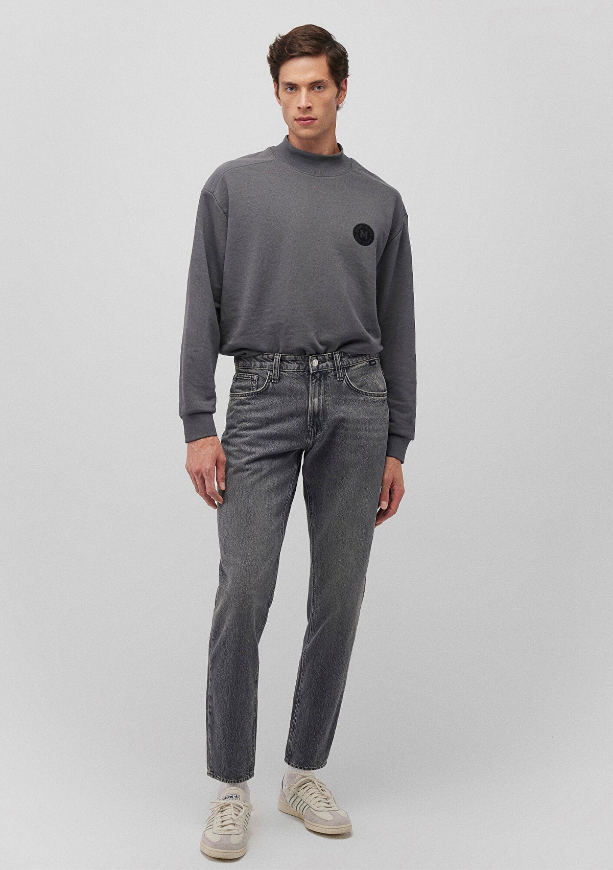 London Dolphin Grey Street Denim Jean Pants