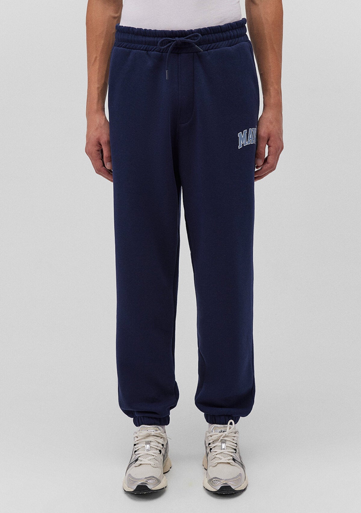 Mavi Logo Printed Navy Sweatpants