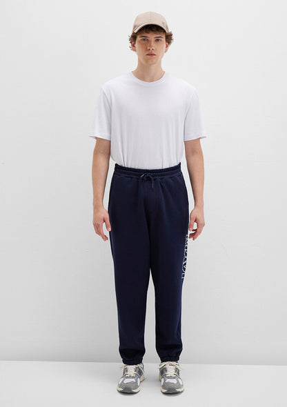 Mavi Logo Printed Navy Sweatpants