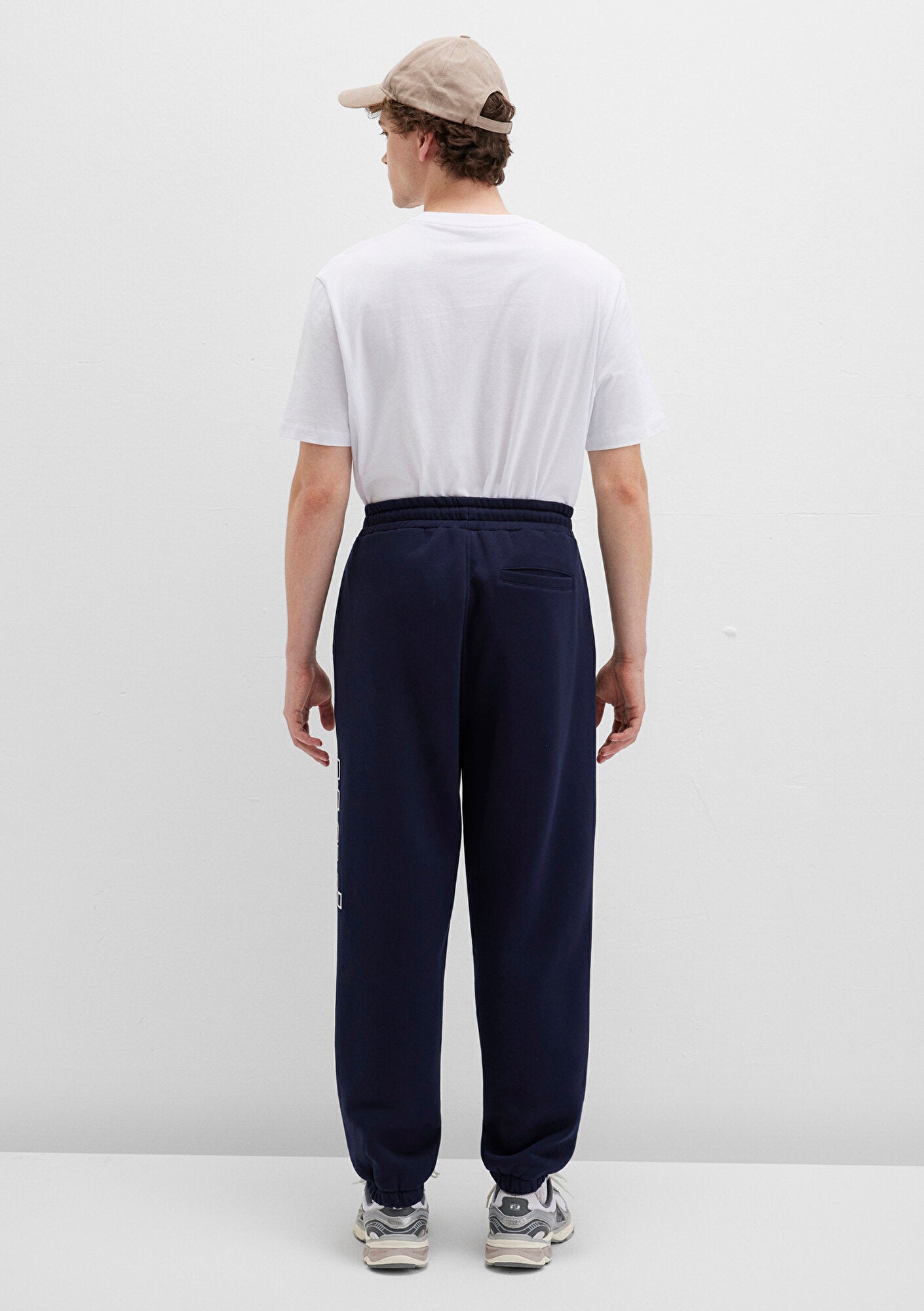 Mavi Logo Printed Navy Sweatpants