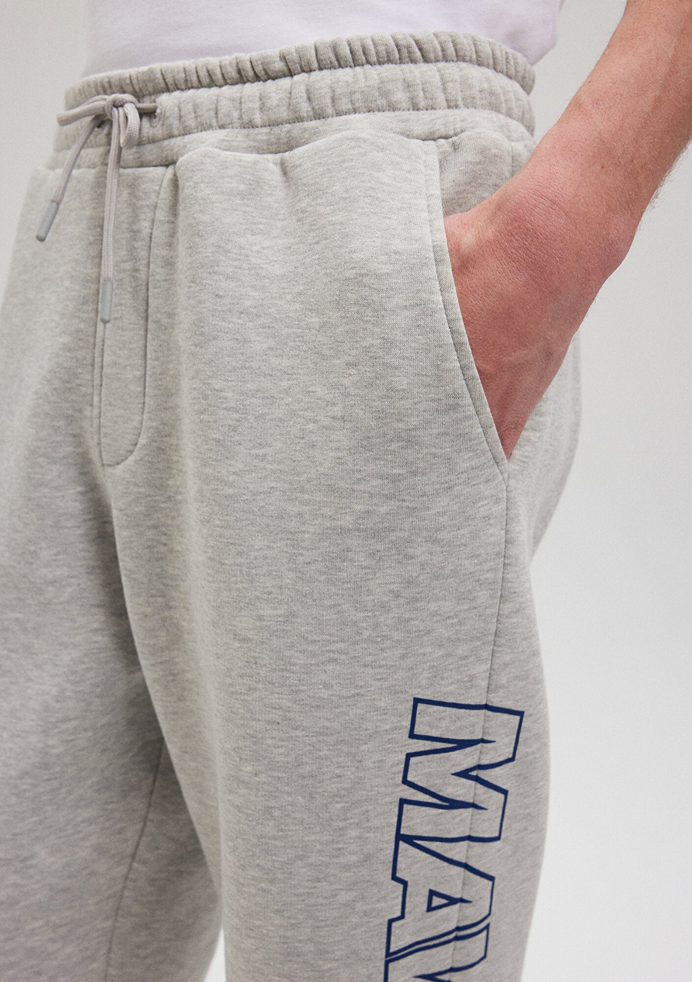 Mavi Logo Printed Grey Sweatpants
