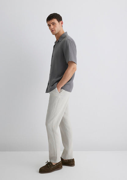 Gray Linen Pants