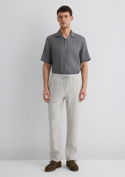 Gray Linen Pants