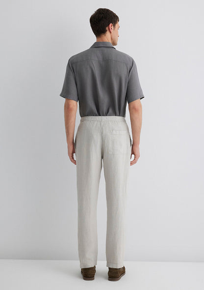 Gray Linen Pants