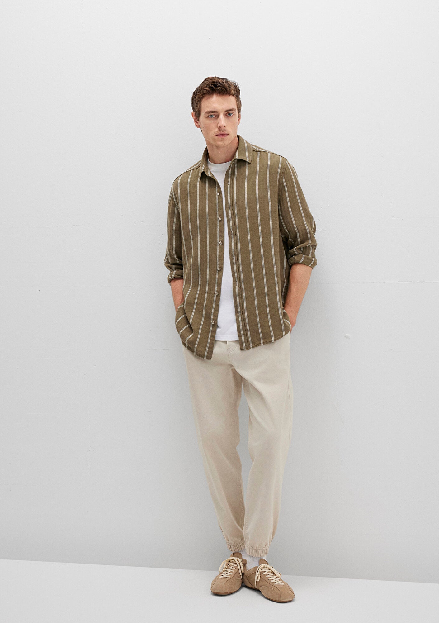 Beige Trousers