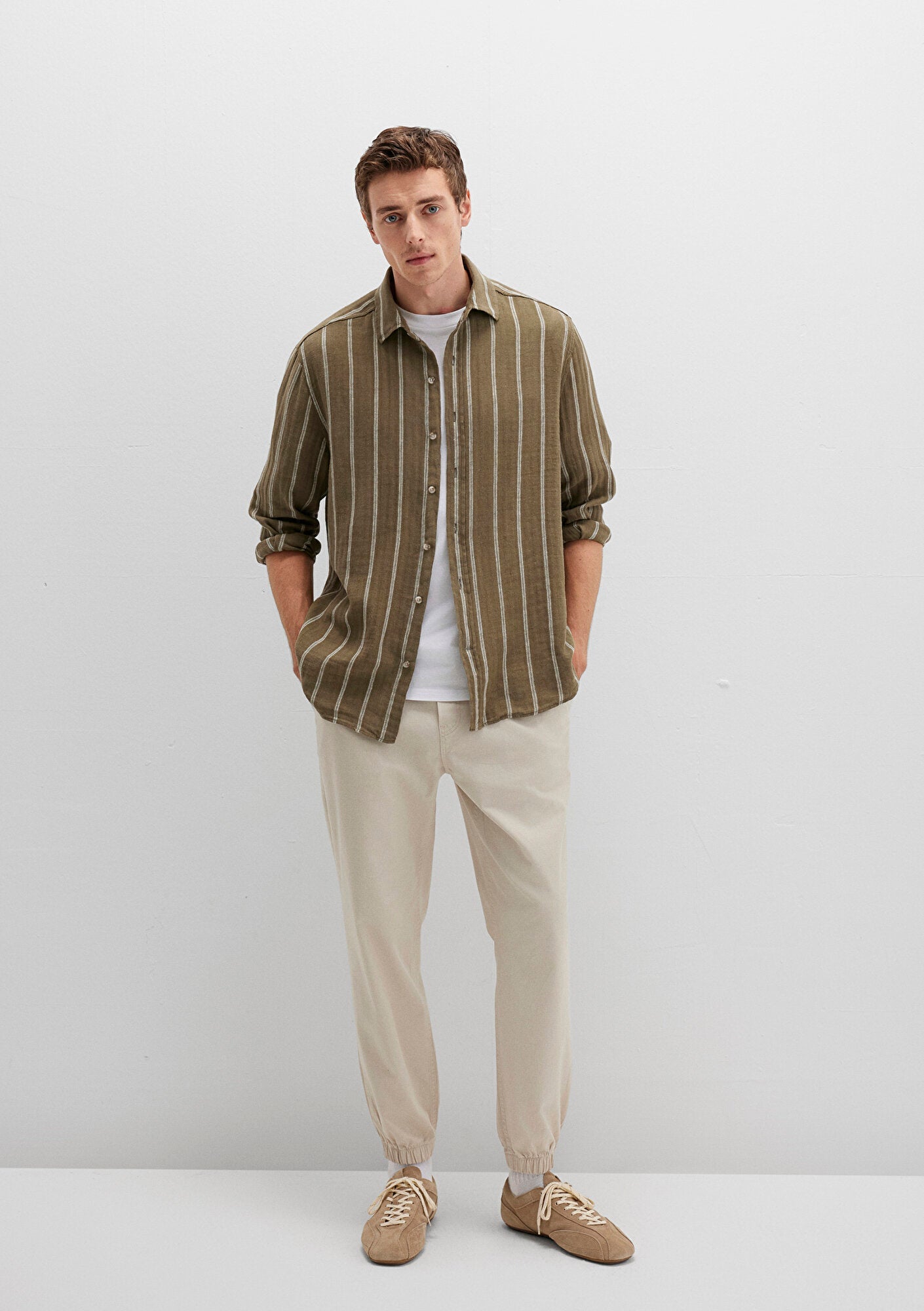 Beige Trousers