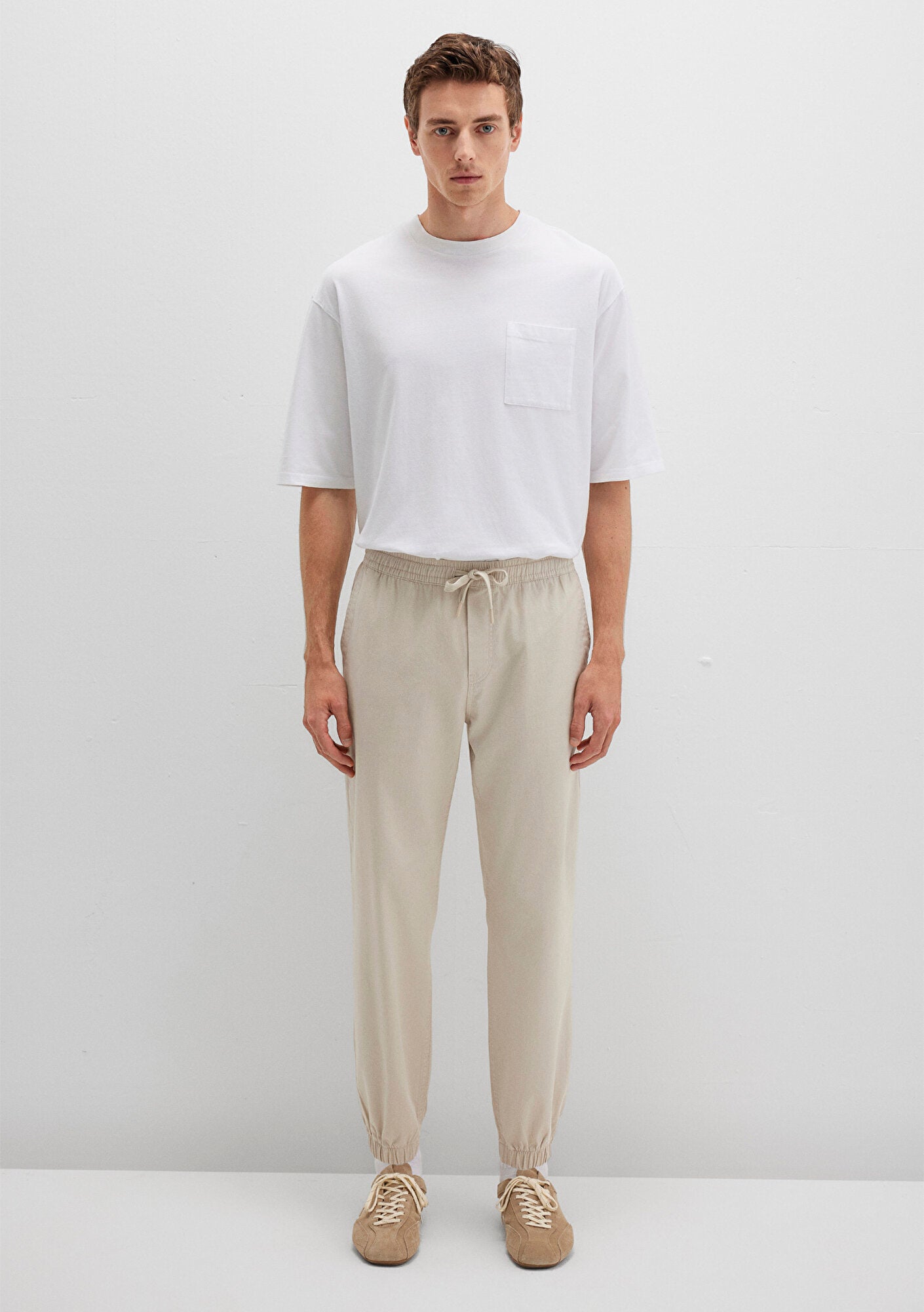 Beige Trousers