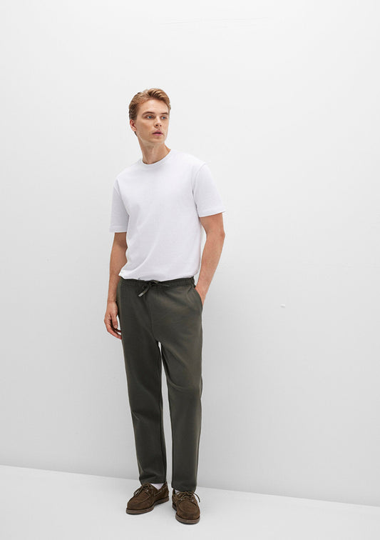 Green Jersey Trousers