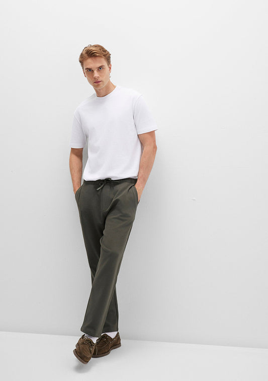 Green Jersey Trousers