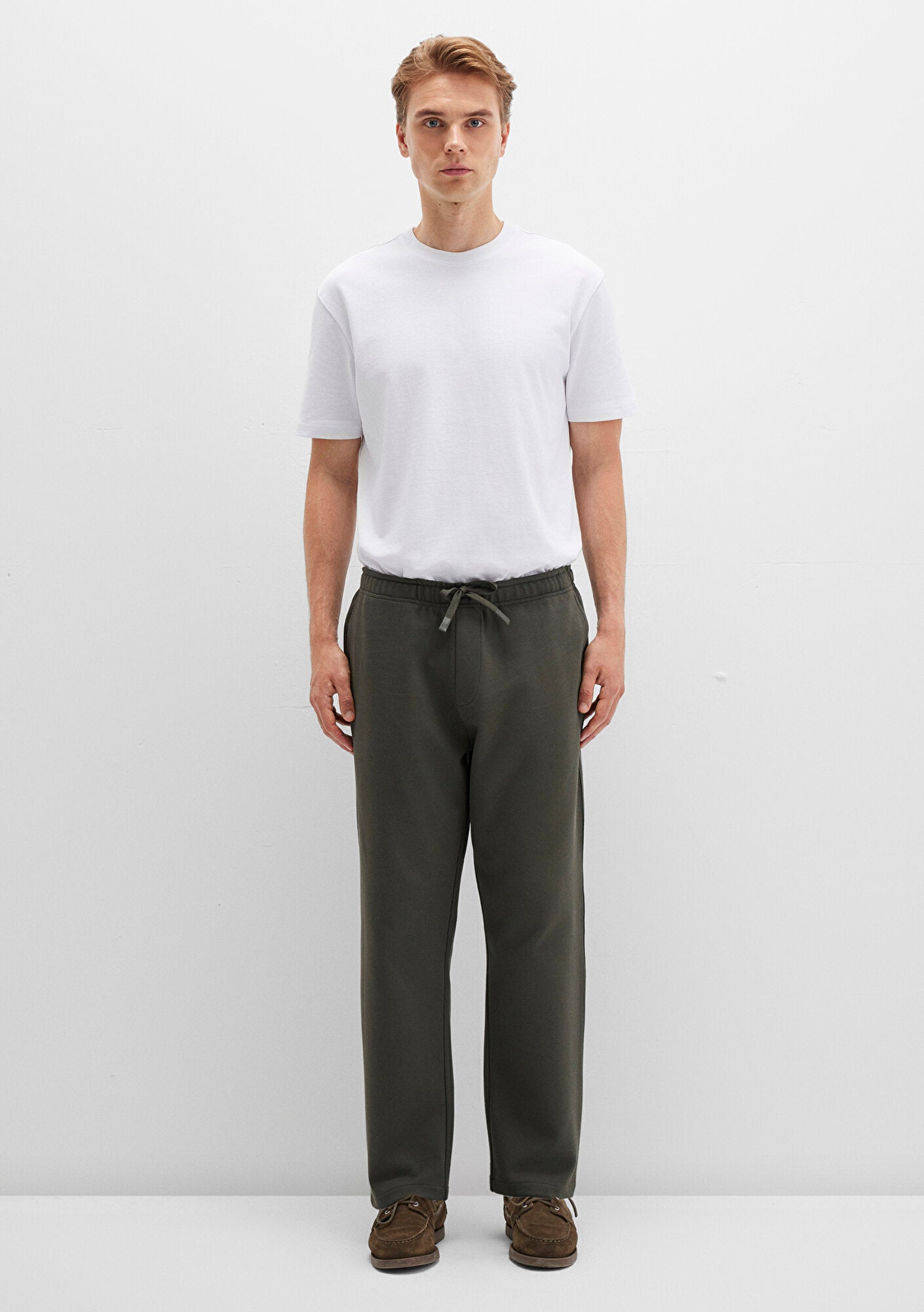 Green Jersey Trousers