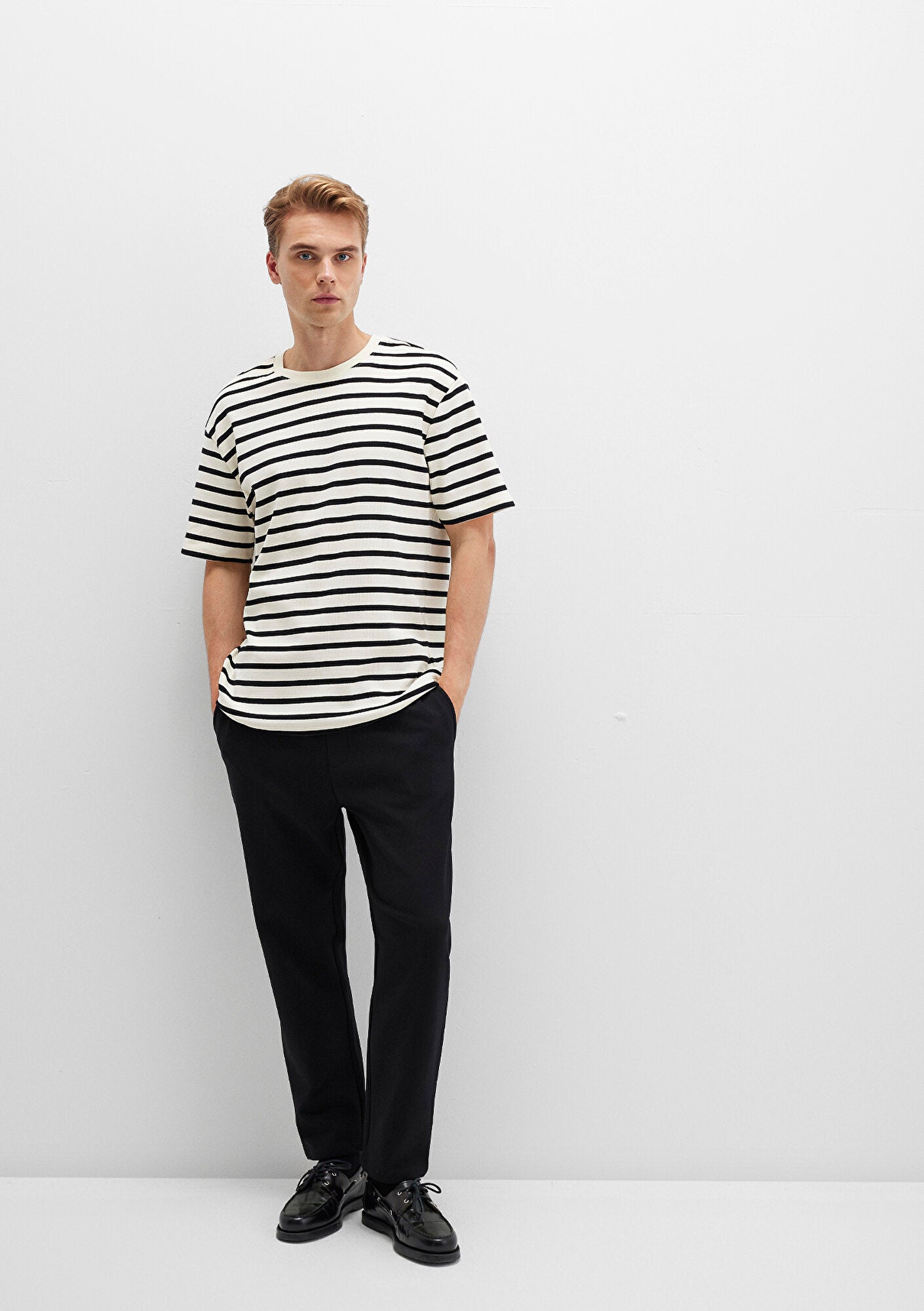 Black Jersey Trousers