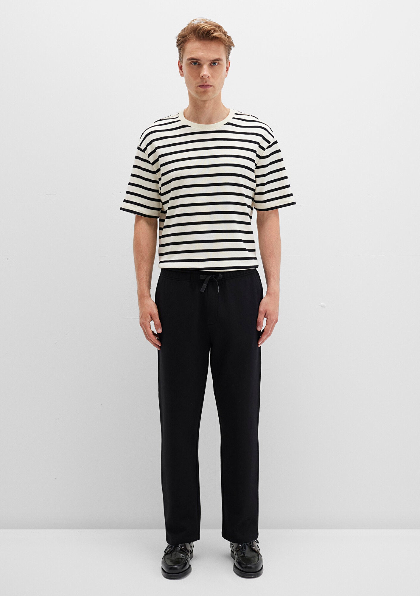 Black Jersey Trousers