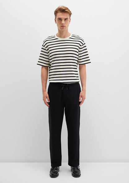 Black Jersey Trousers
