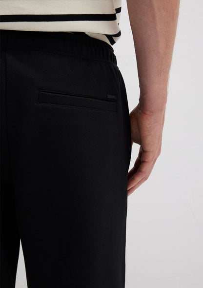 Black Jersey Trousers
