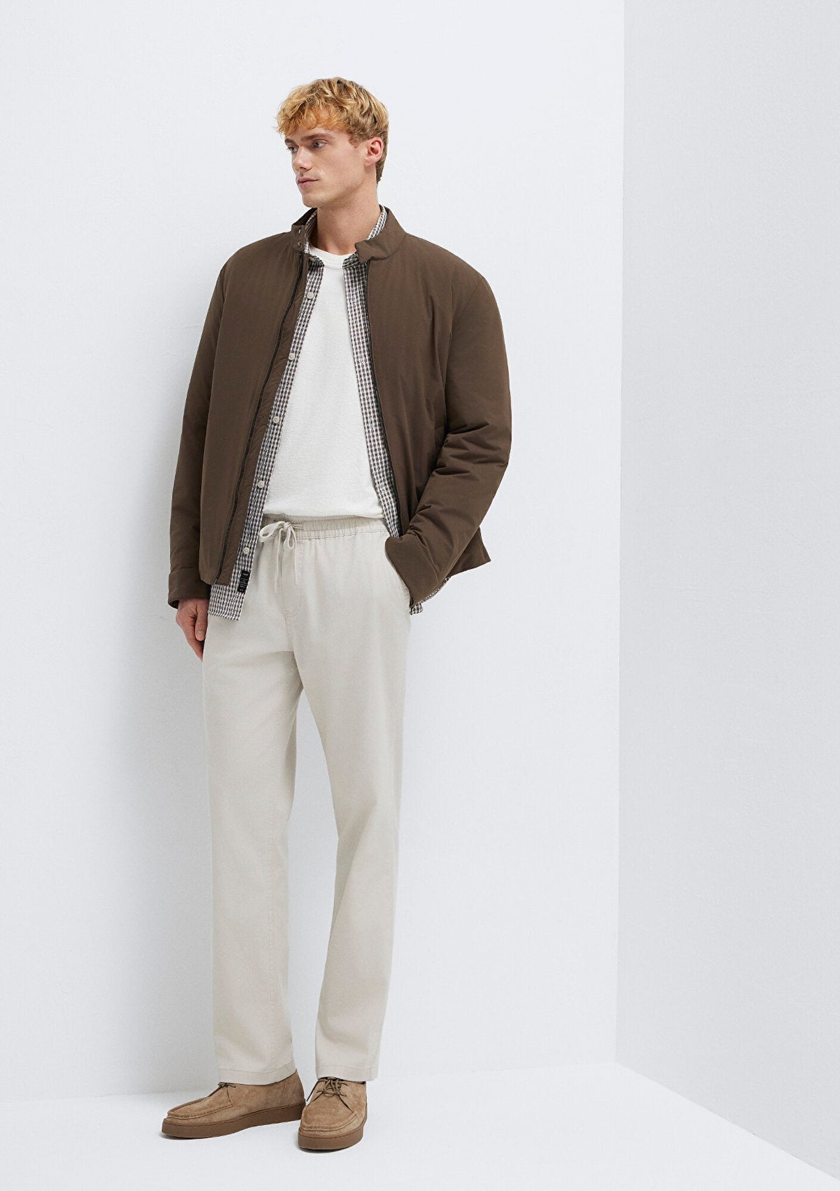 Beige Sweatpants
