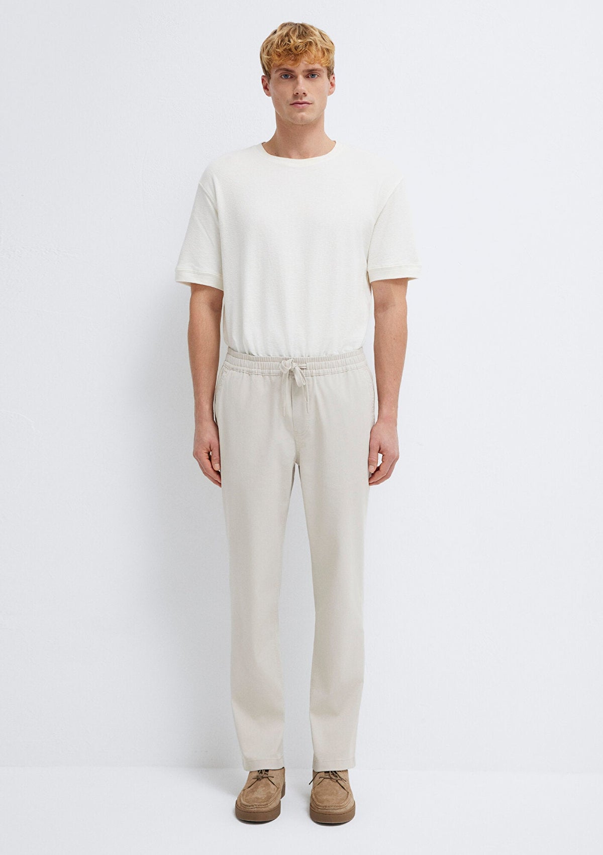 Beige Sweatpants