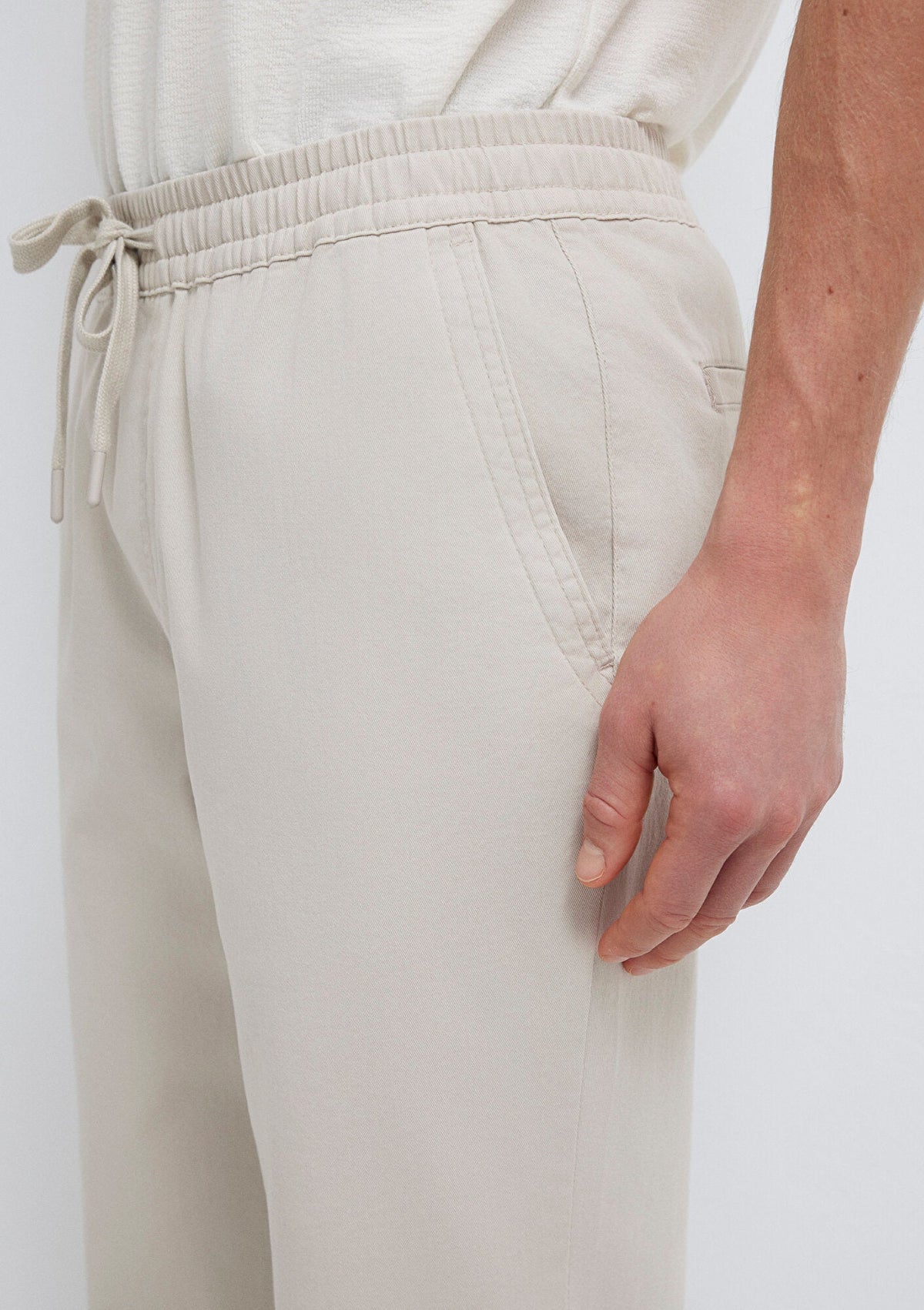 Beige Sweatpants