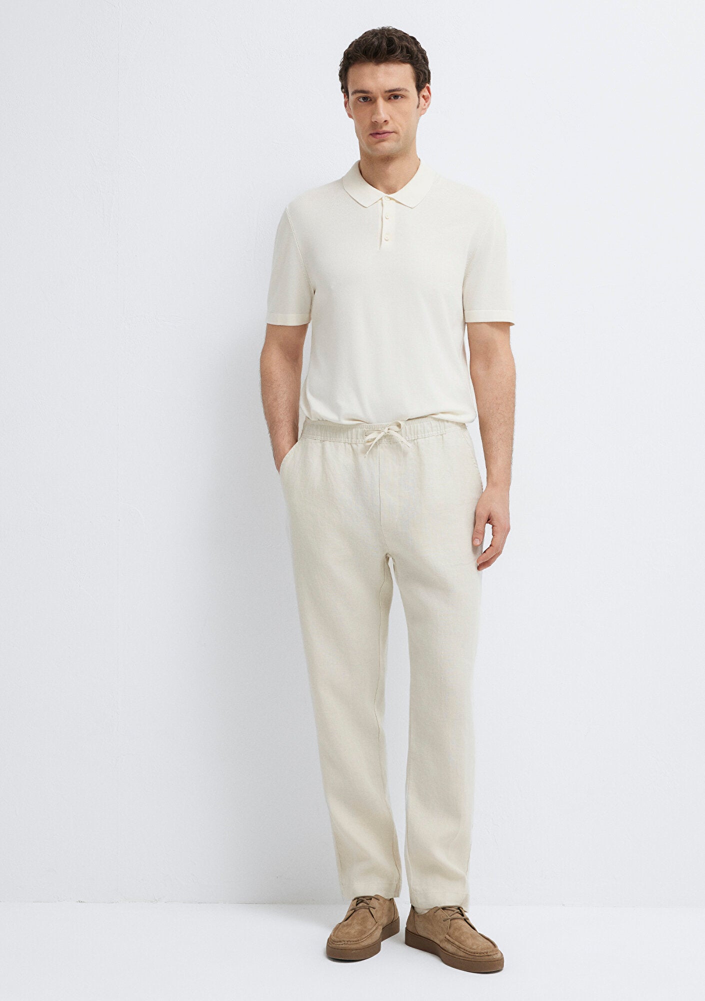 Beige Pants