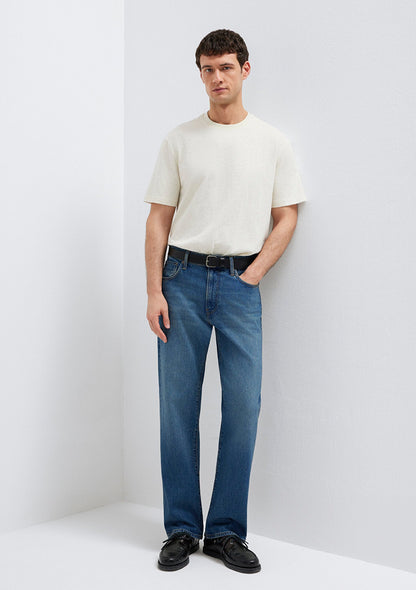 Marlon Dusty Indigo Classic Denim Jean Pants