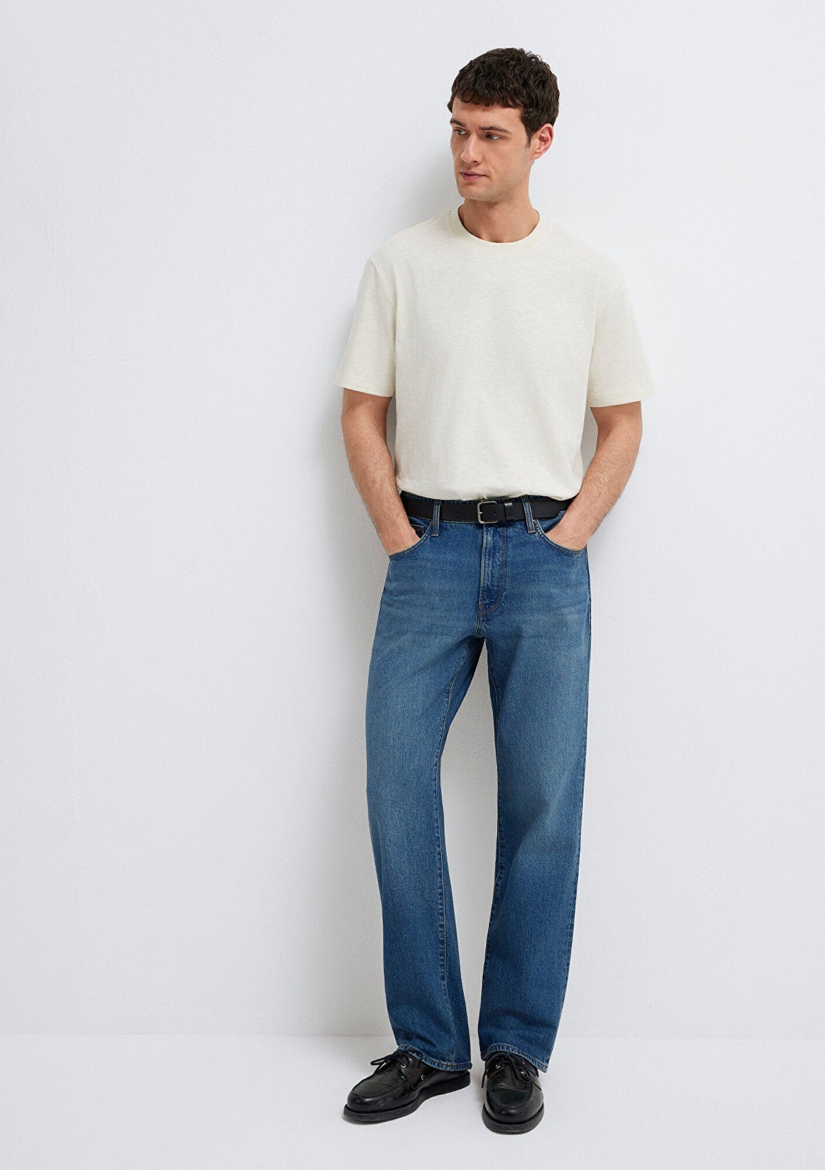 Marlon Dusty Indigo Classic Denim Jean Pants