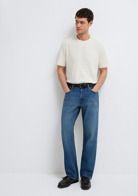 Marlon Dusty Indigo Classic Denim Jean Pants