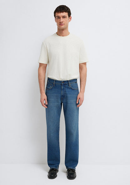 Marlon Dusty Indigo Classic Denim Jean Pants