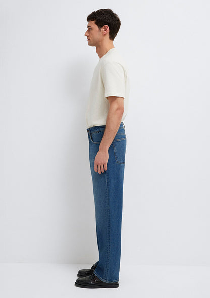Marlon Dusty Indigo Classic Denim Jean Pants