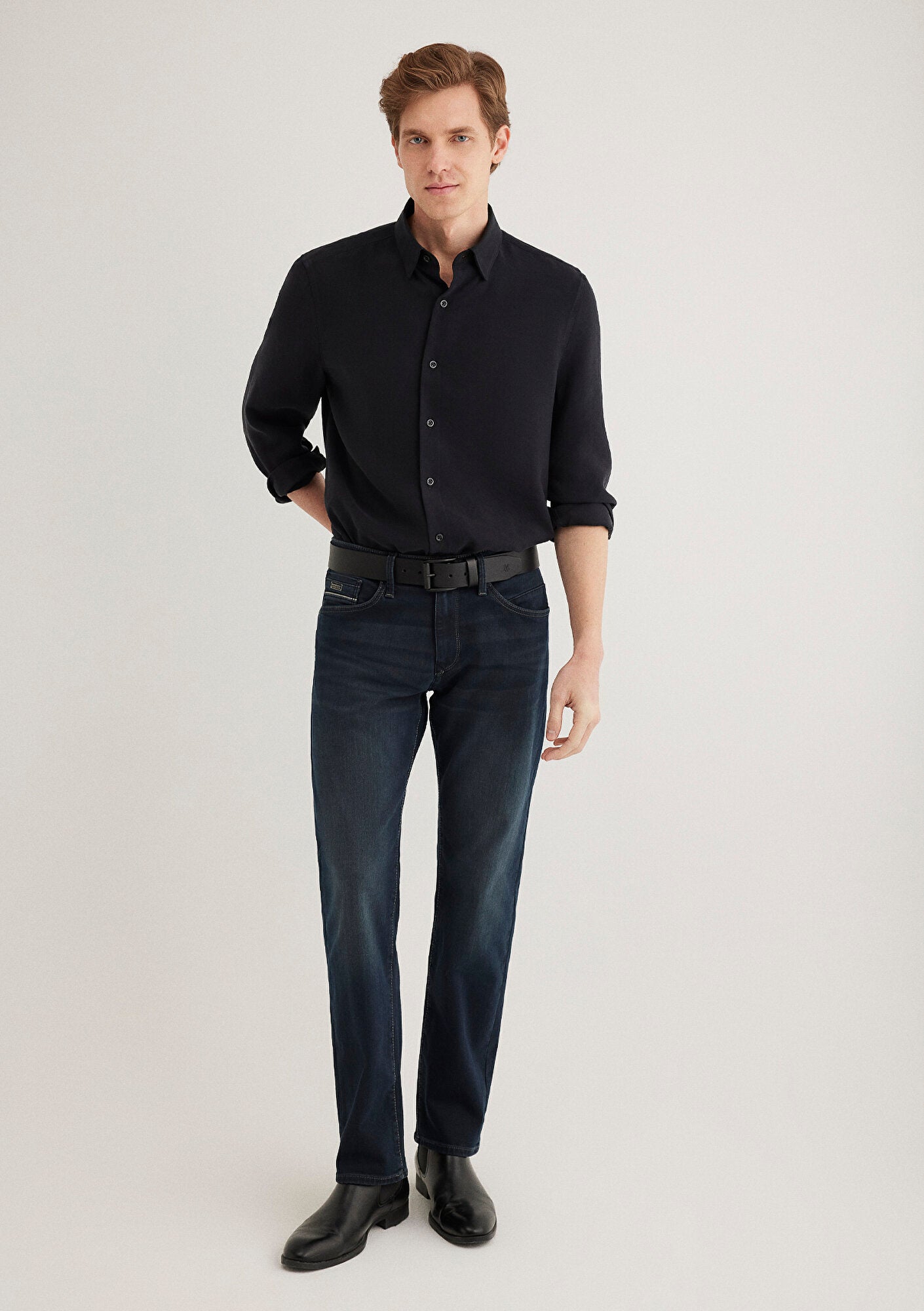 Hunter Shaded Ink Mavi Jet Black Jean Pants