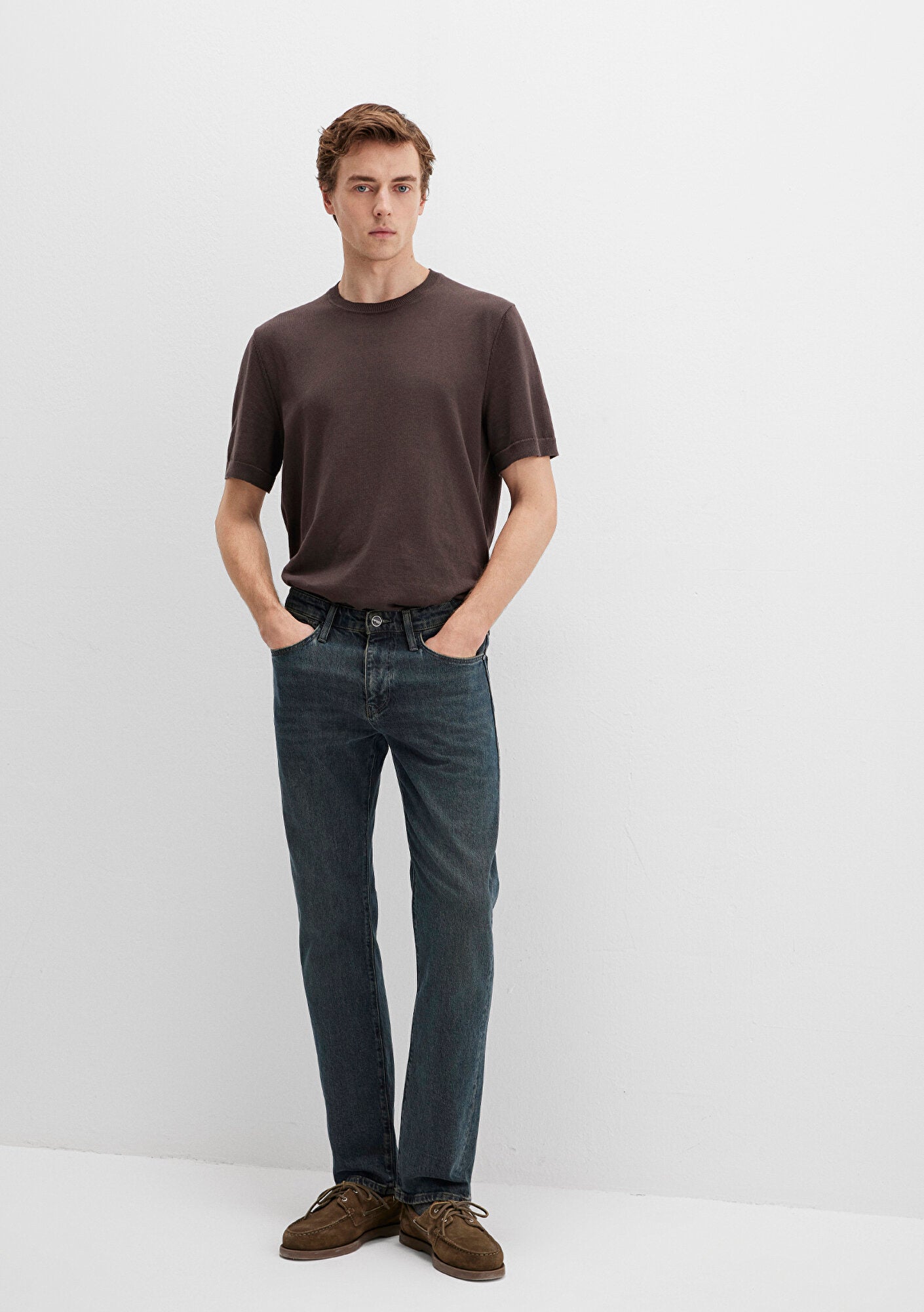 Hunter Dark Brown Shaded Mavi Black Jean Pants