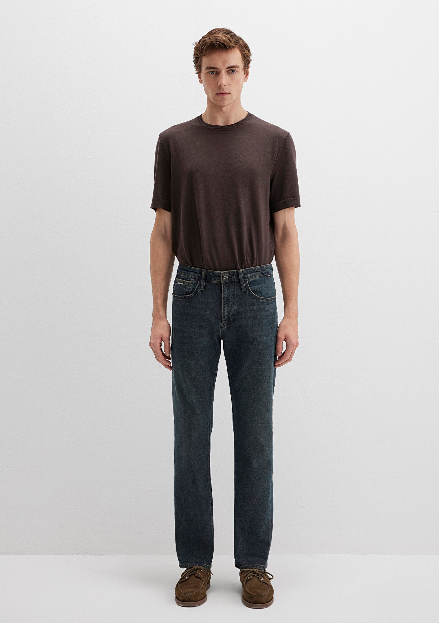 Hunter Dark Brown Shaded Mavi Black Jean Pants