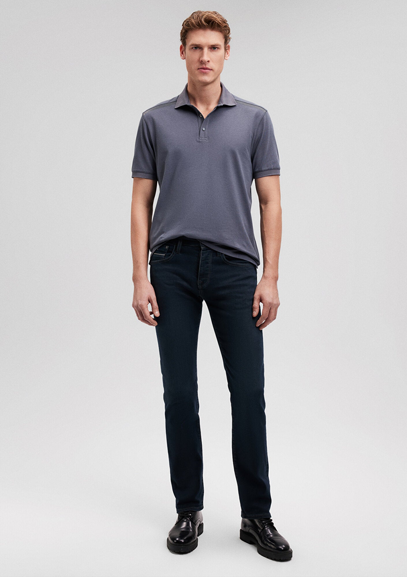 Pierre Deep Shaded Mavi Black Jean Pants