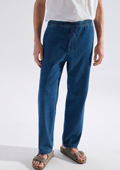 Andros Indigo Edition Linen Jean Pants