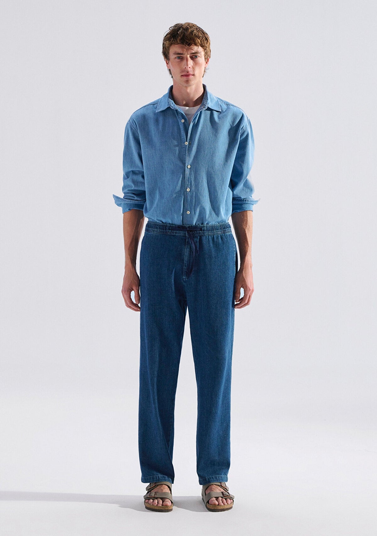 Andros Indigo Edition Linen Jean Pants