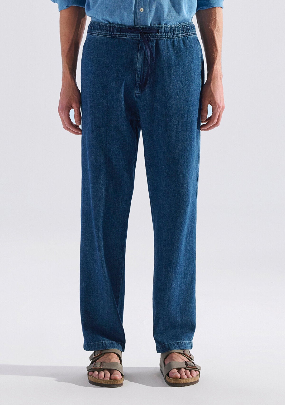 Andros Indigo Edition Linen Jean Pants