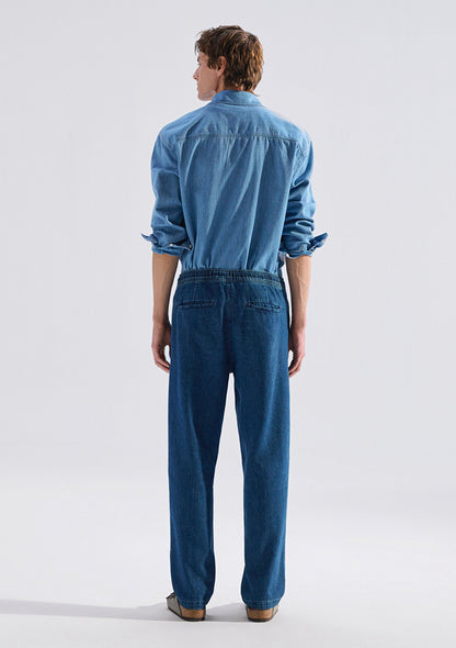 Andros Indigo Edition Linen Jean Pants
