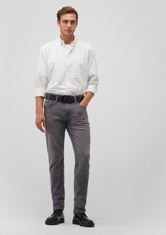 Marcus Light Grey Mavi Black Jean Pants