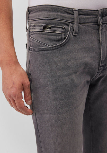 Marcus Light Grey Mavi Black Jean Pants