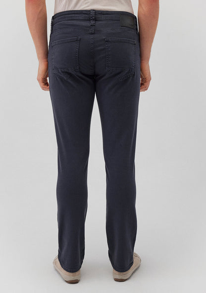 Marcus Blue Washed Comfort Gabardine Pants