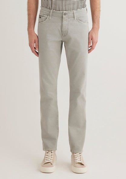 Marcus Light Grey Mavi Black Gabardin Pants
