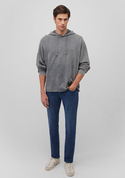 Marcus Dark Brushed Sporty Jean Pants