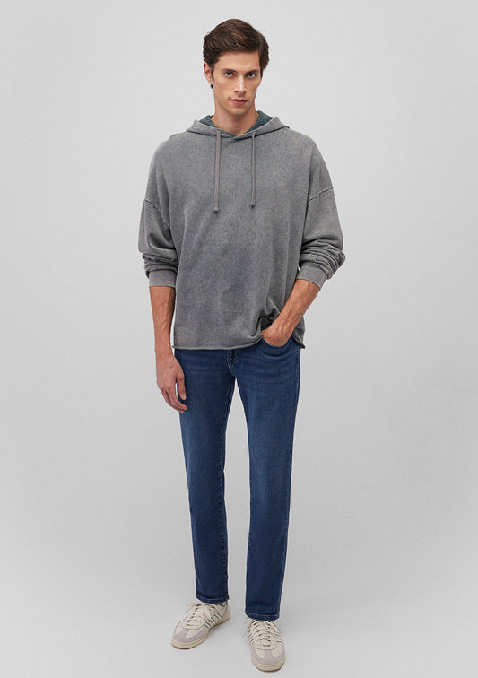 Marcus Dark Brushed Sporty Jean Pants