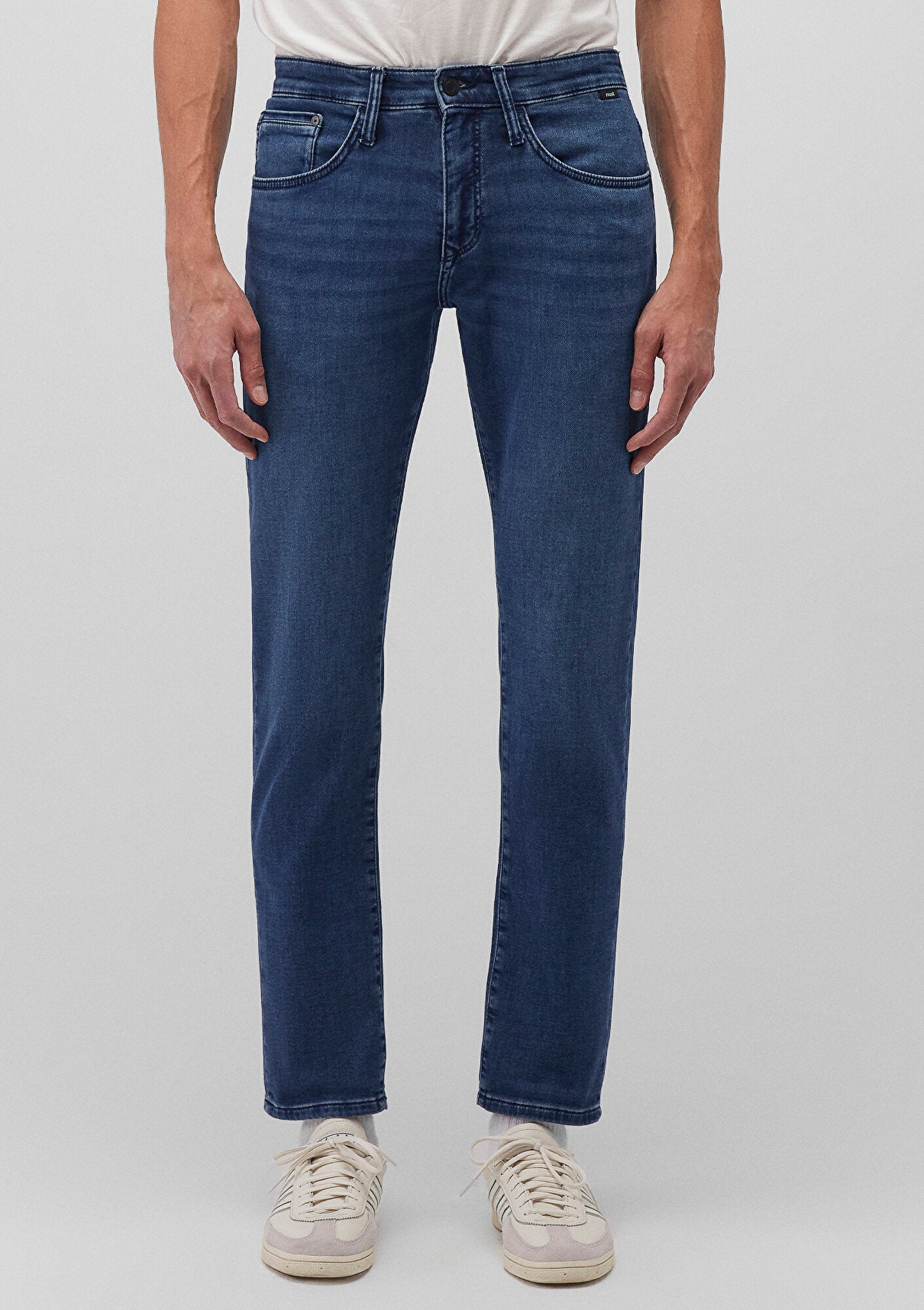 Marcus Dark Brushed Sporty Jean Pants