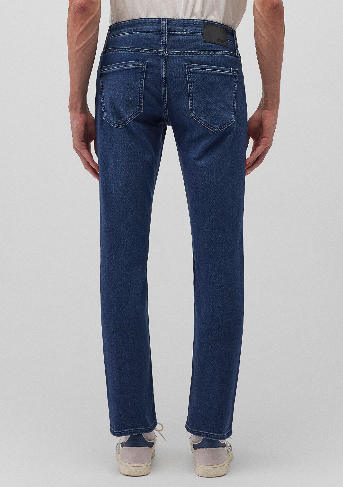 Marcus Dark Brushed Sporty Jean Pants