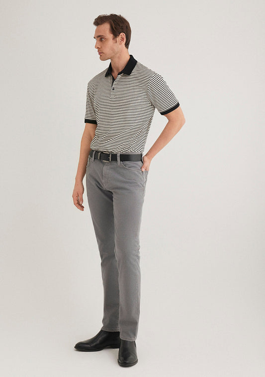 Marcus Turbulance Mavi Black Gabardin Pants