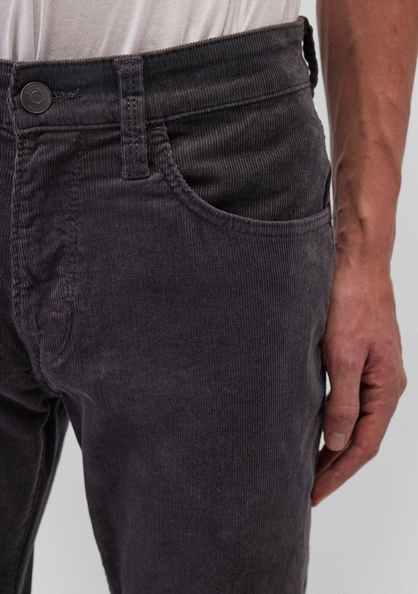 Marcus Forged Iron Corduroy Pants