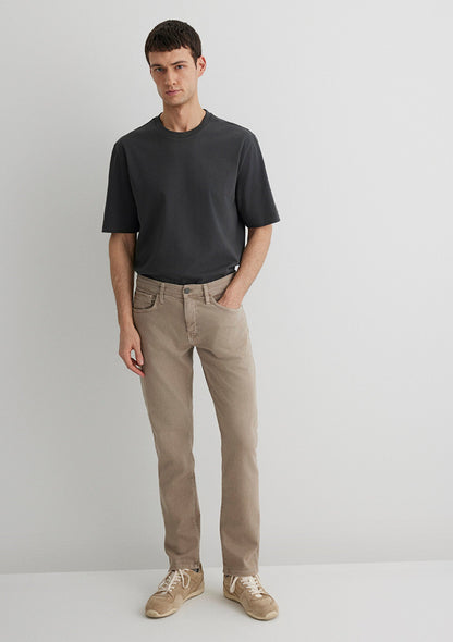 Marcus Comfort Beige Gabardine Pants